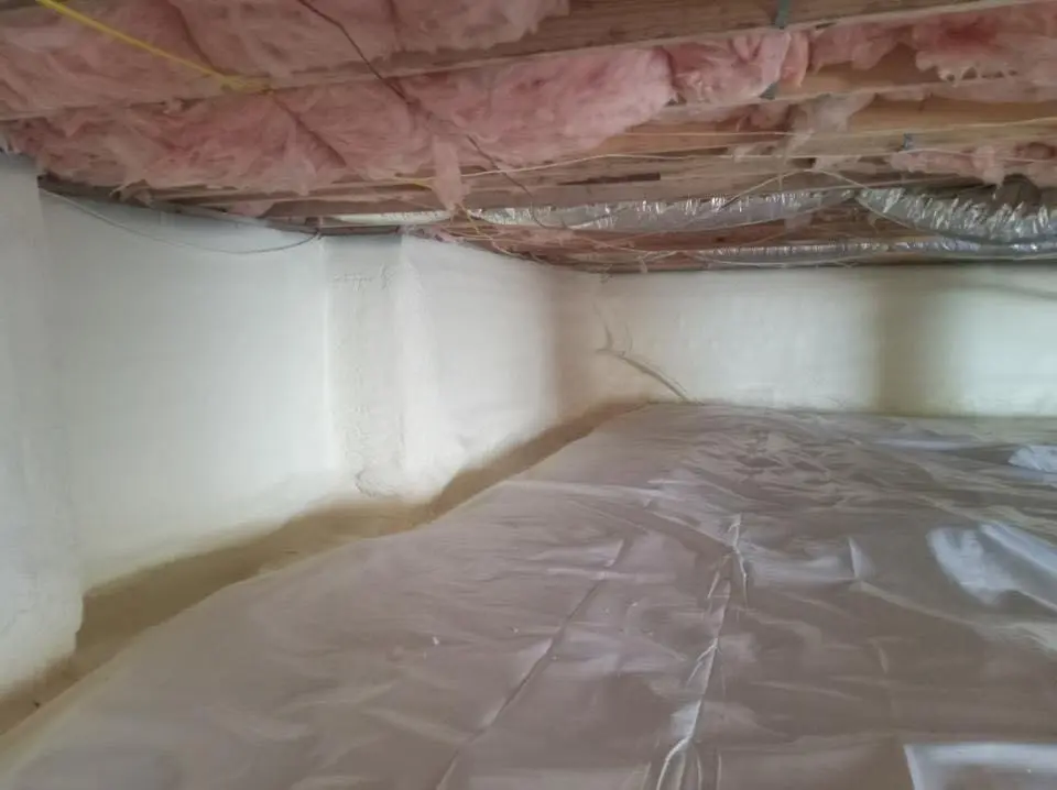 Crawl space encapsulation with closed-cell spray foam for Spray Foam Roofing Repair in Brewton